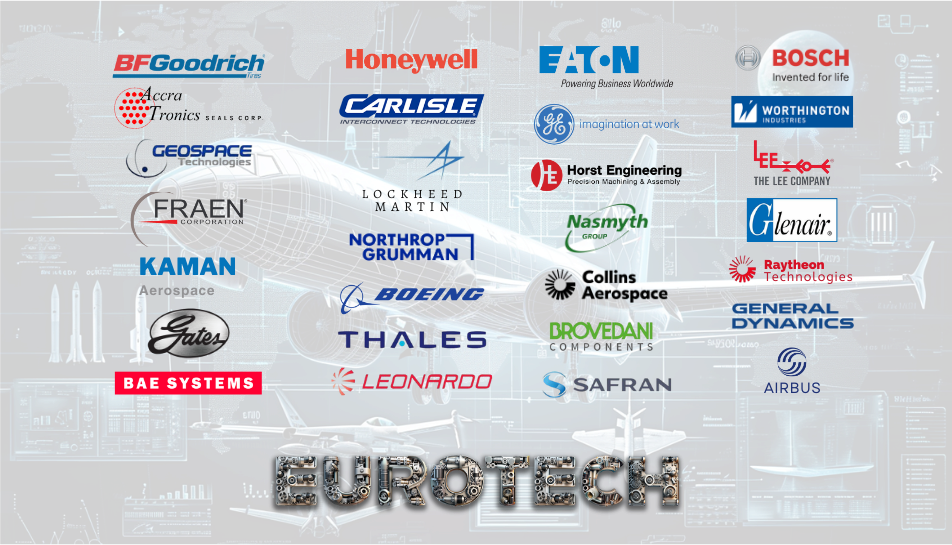 Eurotech Customers - Aerospace Industry Company Logos